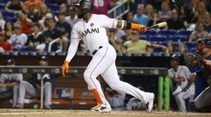 Marcell Ozuna sumó cuatro imparables, incluido su jonrón 34