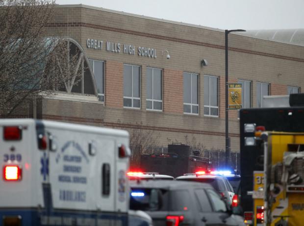 Tres heridos graves en el tiroteo en una escuela de Maryland en EE.UU.