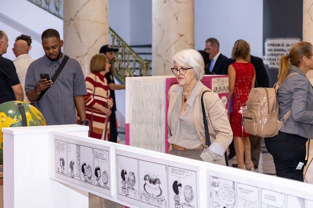 La obra magistral del  humorista gráfico e historietista argentino, Quino, llegó a Santo Domingo.