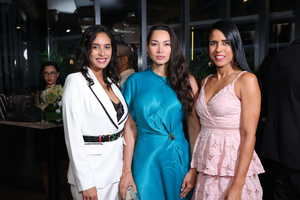 Mayre Chevalier, Yisney Lagrange y Isadora Beato.