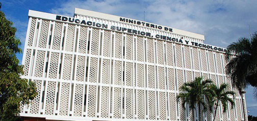 Ministerio de Educación Superior, Ciencia y Tecnología, Mescyt.