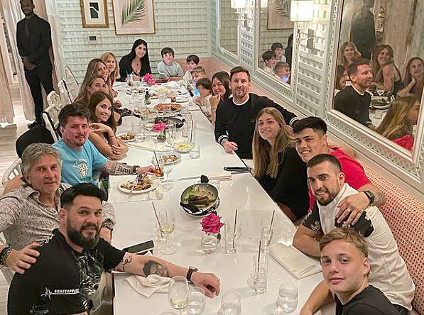 Lionel Messi vacaciona con su familia en el exclusivo Casa de Campo