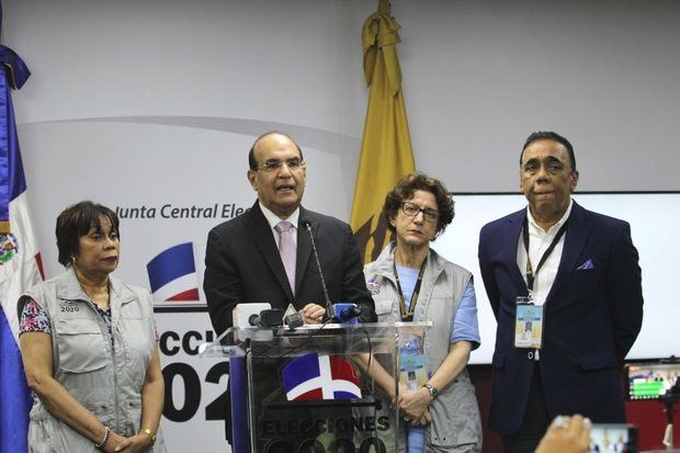 Miembros del pleno de la Junta Central Electoral.