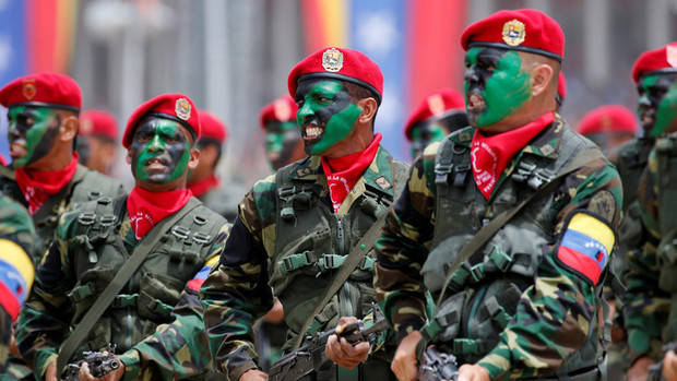 Militares venezolanos.