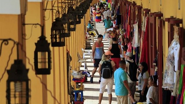 Turistas en Colombia