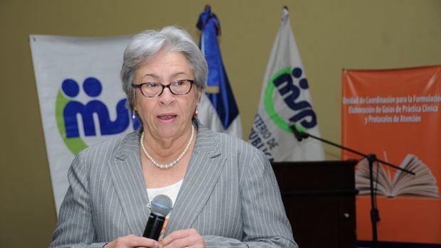 Altagracia Guzmán Marcelino, ministra de Salud Pública 