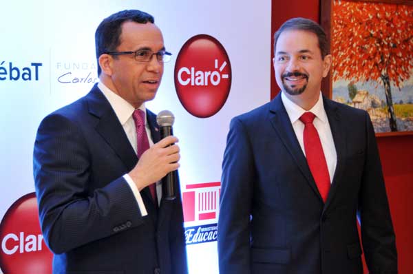 El ministro de Educación, Andrés Navarro, asistió a encuentro con la Fundación Carlos Slim 