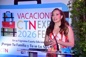 Miralba Ruiz, maestra de ceremonia del evento.