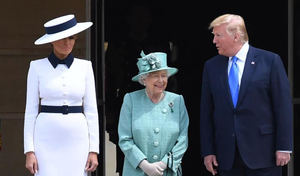 La monarquía británica despliega su pompa para recibir a Trump