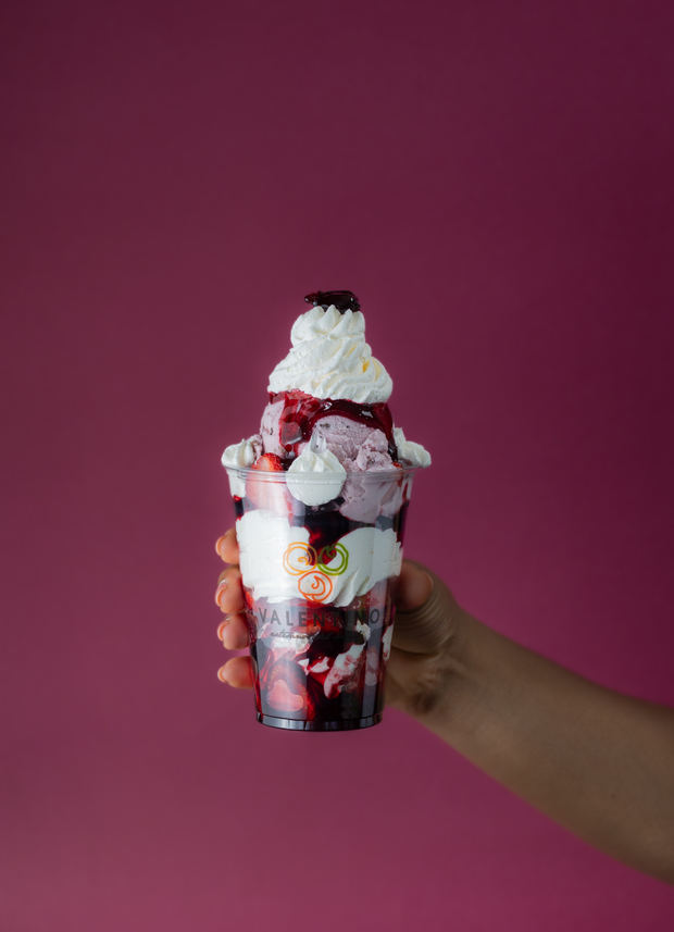 Fresa Crema propuesta de Helados Valentino