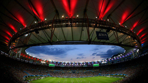 Estadio de fútbol.