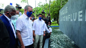 Presidente Abinader inaugura parque La Confluencia en Jarabacoa con una inversión de 38 millones de pesos