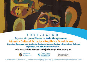 Celebran mes de Ecuador con actividades culturales en el país