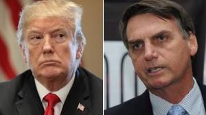 Trump habla con Bolsonaro y se compromete a trabajar en comercio y seguridad