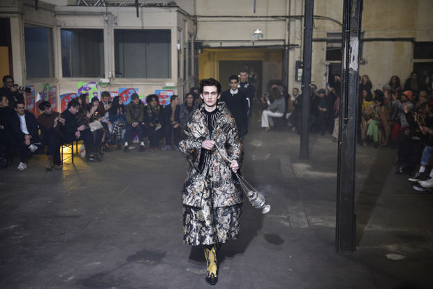 Pasarela de Palomo Spain en la Paris Men's Fashion Week F/W 2020/21.