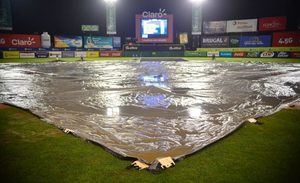 Suspenden por tercer día partido de final del béisbol dominicano por lluvias