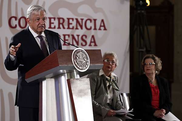 El presidente mexicano Andrés Manuel López Obrador. 