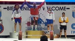 Crismery Santana obtuvo tres medallas de oro en Centroamericano pesas