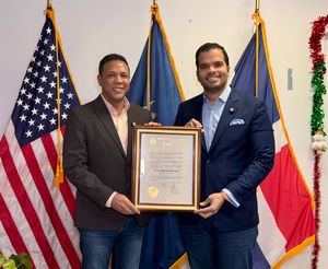 Diputado Vicente Sánchez Henríquez reconocido en Estados Unidos