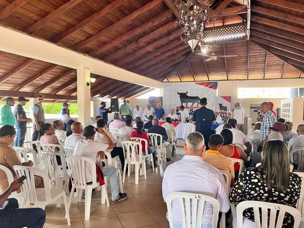 Presentes en la actividad política del PRSD.