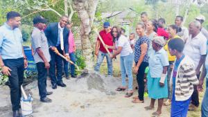 Inician construcción sistema de agua potable en Los Cerros