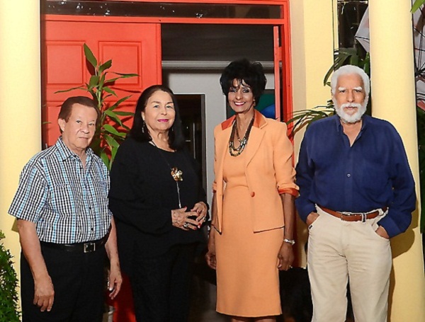 osé Perdomo , Rosa Tavárez , Elsa Nuñez y Antonio Guadalupe 