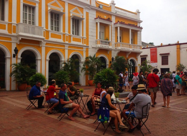 Plaza en Cartagena