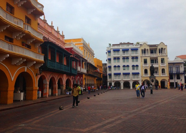 Plaza en Cartagena