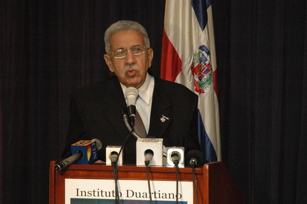José Joaquín Pérez Saviñón, presidente del Instituto Duartiano 