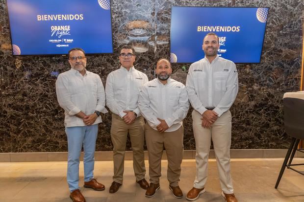 Gabriel Tellerias, Omar Flores, Francisco Vargas y Erick Jiménez.