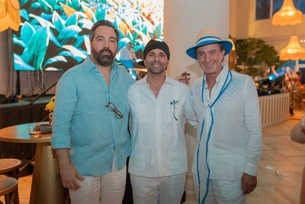 Ciro Cascella, Frank Elías Rainieri y Litto Gómez