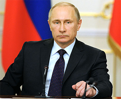 El presidente de Rusia, Vladimir Putin. 