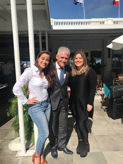 Lily Gómez, Roberto Cohen y Ana Laura Morales.