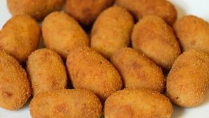 Croquetas de jamón serrano.