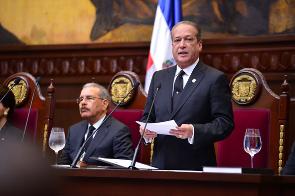 Reinaldo Pared Pérez, presidente del Senado 