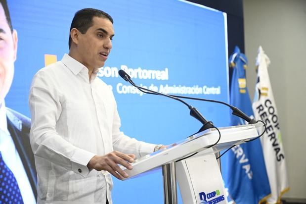 El presidente de la Cooperativa Reservas, Robinson Portorreal.