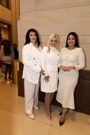 Eleana Roche, Mildia Francisco y Ligia Dávila.