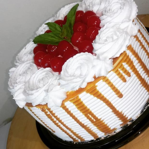 Torta tres leches.