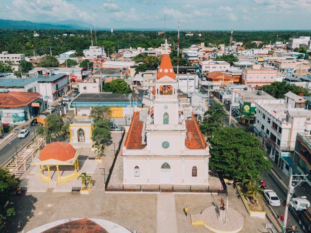 Vista aérea del municipio de Salcedo.