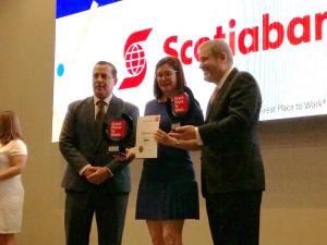 Scotiabank entre las mejores empresas para trabajar del país y del Caribe