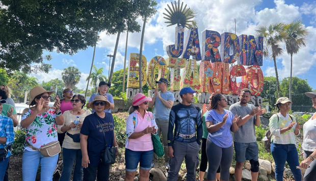 Protesta en el Jardín Botánico.