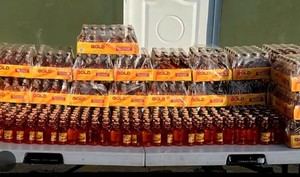 Ejército dominicano incauta 912 botellas de whisky en Elías Piña durante operativo militar