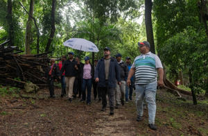 Medio Ambiente y la alcaldía de Santo Domingo Norte supervisan trabajos en varias cañadas