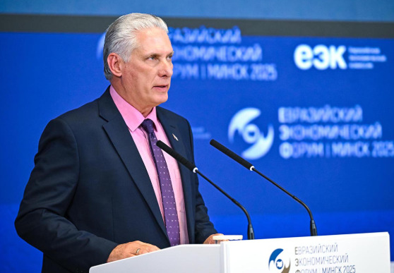Presidente de Cuba, Miguel Diaz-Canel.