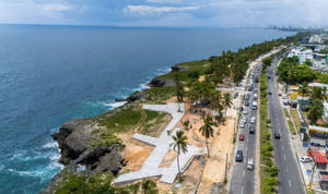David Collado presenta la segunda etapa de remodelación del Malecón de Santo Domingo Este
