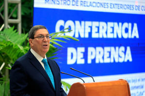 El ministro cubano de Relaciones Exteriores, Bruno Rodríguez.