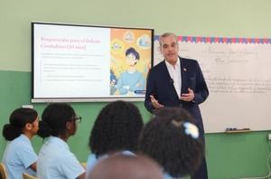 Presidente Abinader participa como docente de Moral, Cívica y Ética Ciudadana