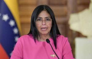Delcy Rodríguez llama "socio y amigo" a Trump y exige cese del bloqueo contra Venezuela