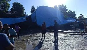 Explosión de tanque de agua deja dos heridos en San Pedro de Macorís