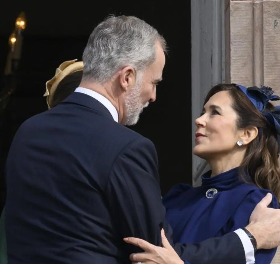 El rey Felipe, con Mary de Dinamarca, en el castillo de Fredesborg.